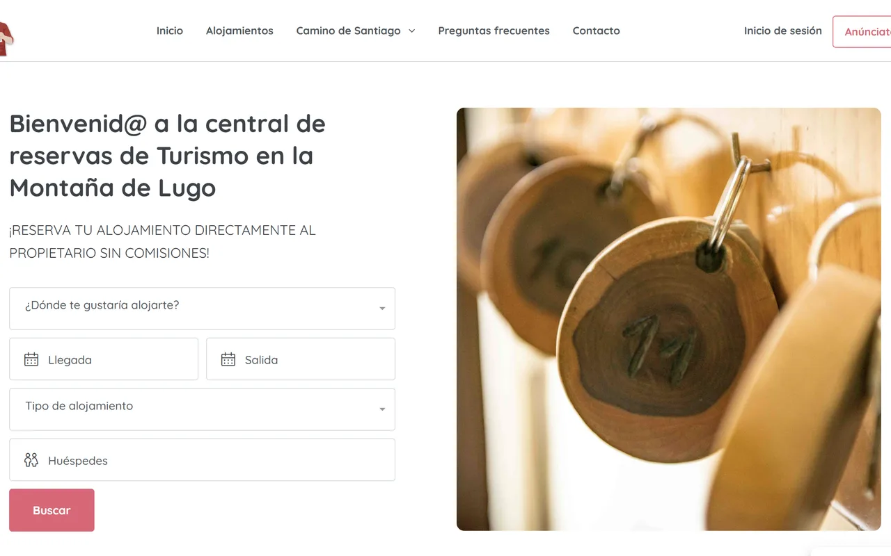 Plataforma de reserves Turisme en la Muntanya de Lugo